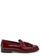 Alohas Marietta Patent Leather Loafers Burgundy