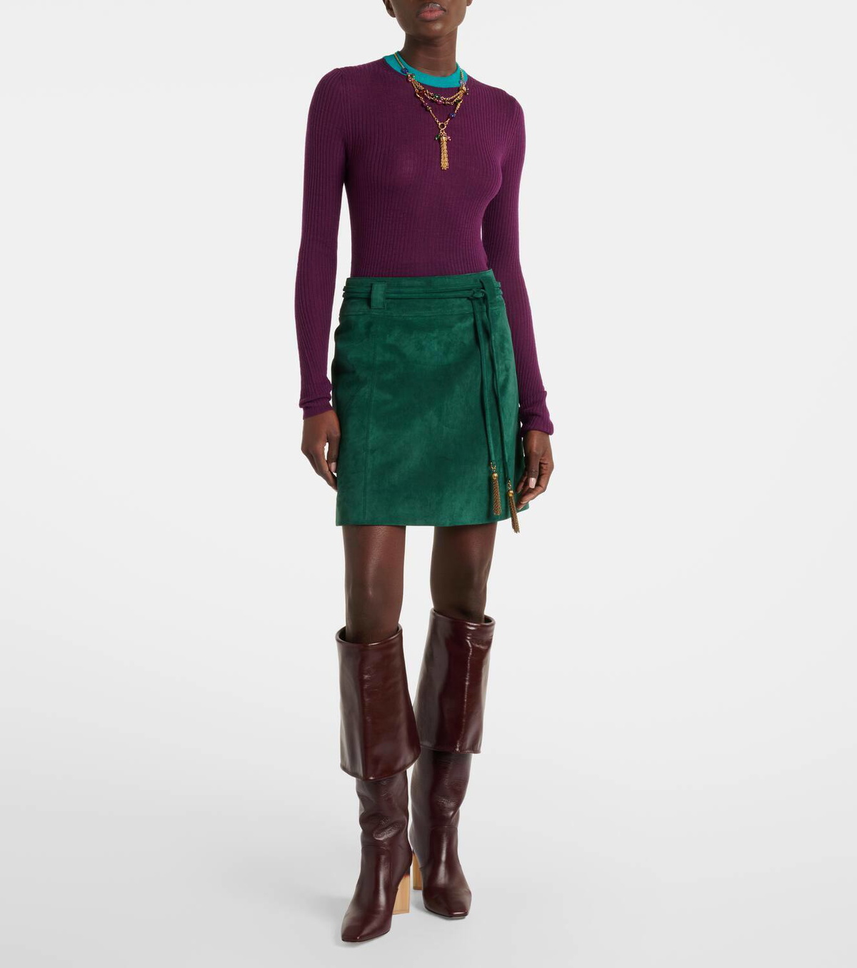 Chloé Ribbed-knit wool sweater