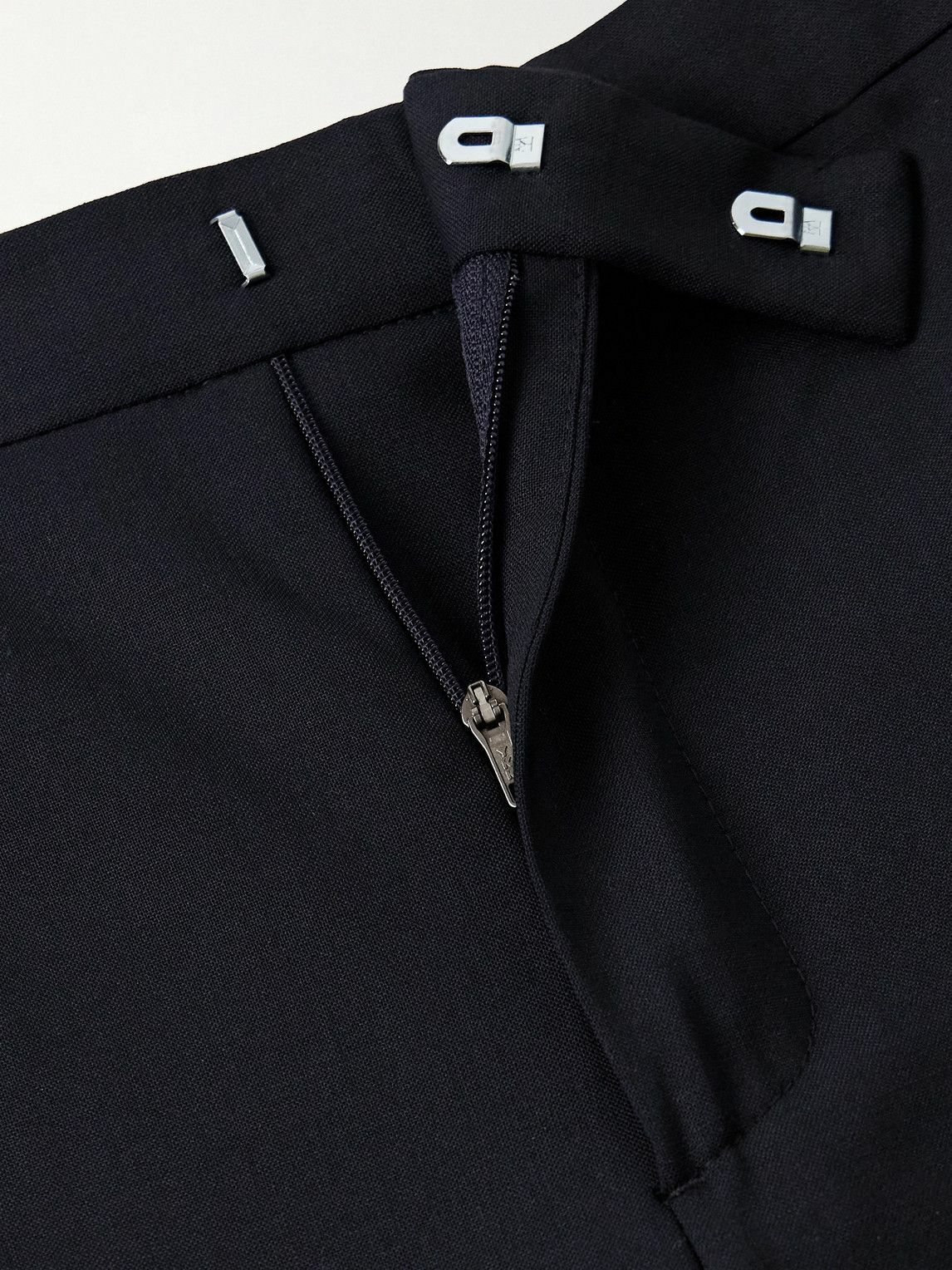 Favourbrook - Slim-Fit Wool-Blend Suit Trousers - Blue