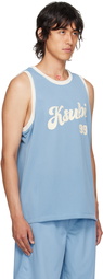 Ksubi Blue Clubhouse Pick Up Tank Top