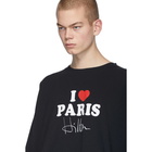 VETEMENTS SSENSE Exclusive Black I Love Paris T-Shirt