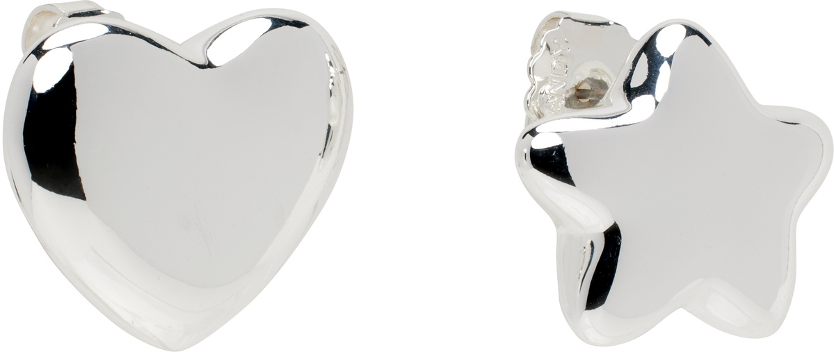 Sandy Liang Silver Found Earrings