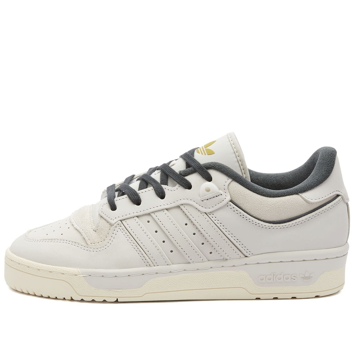 Adidas Rivalry 86 Low 2.5 Sneakers in Talc/Carbon/Cream White