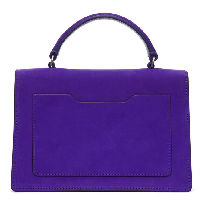 Violet Suede Jitney 1.0 Purse - GBNY