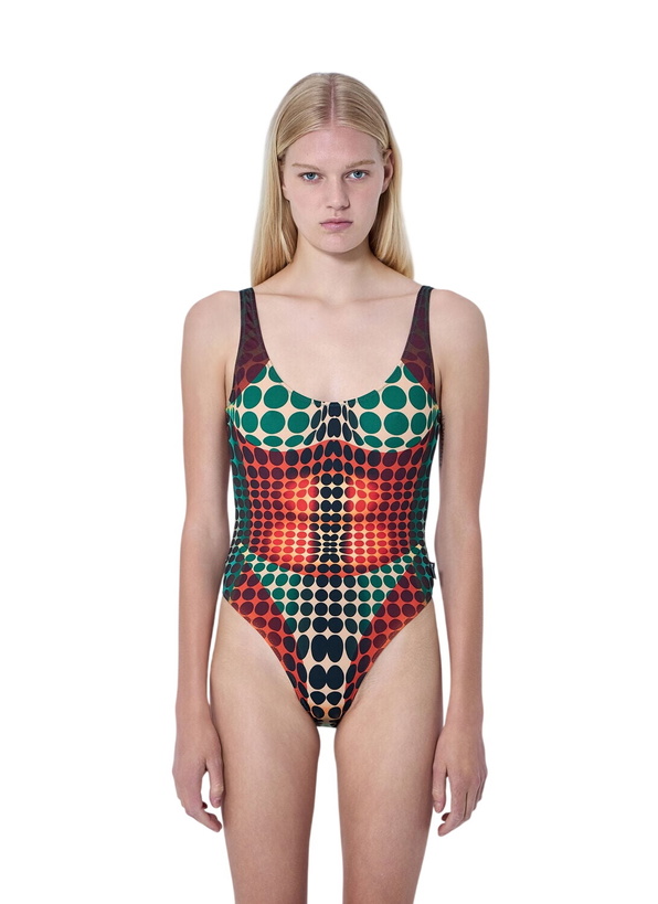 Photo: Jean Paul Gaultier Re-Edition The Brown Dots Swimsuit