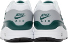 Nike White & Green Air Max 1 LV8 Sneakers