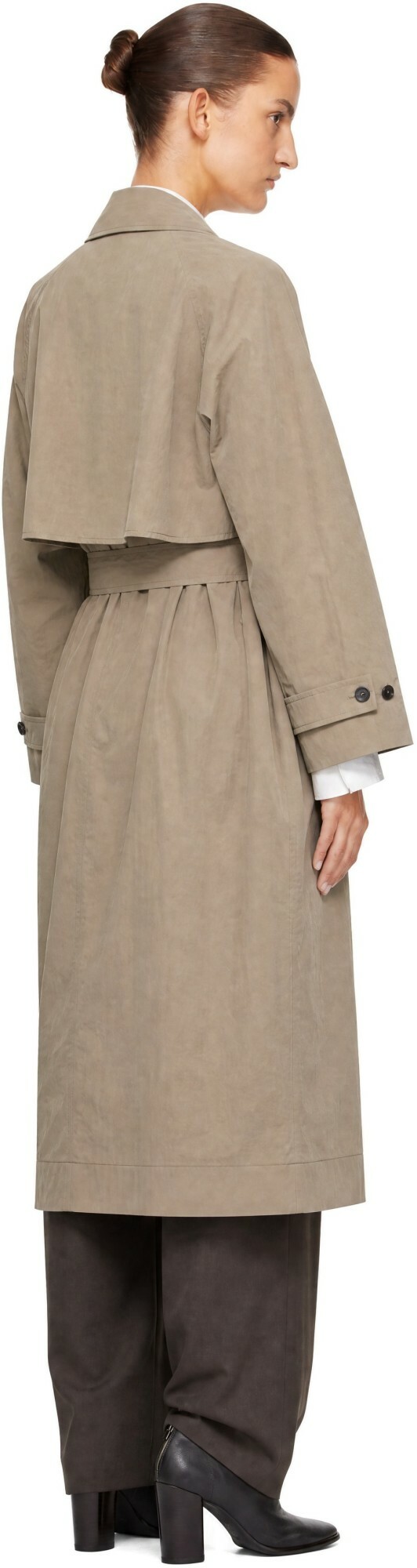 Studio Nicholson Taupe Campion Trench Coat
