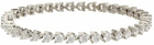 Heron Preston Silver Multichain Bracelet