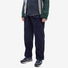 Engineered Garments Men's Cord Deck Pant in Dark Navy