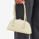 MARGE SHERWOOD Women's Bessette Shoulder Bag in Blond Wood Crinkle 