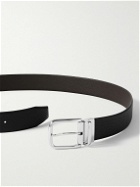 Anderson's - 3.5cm Reversible Full-Grain Leather Belt - Black