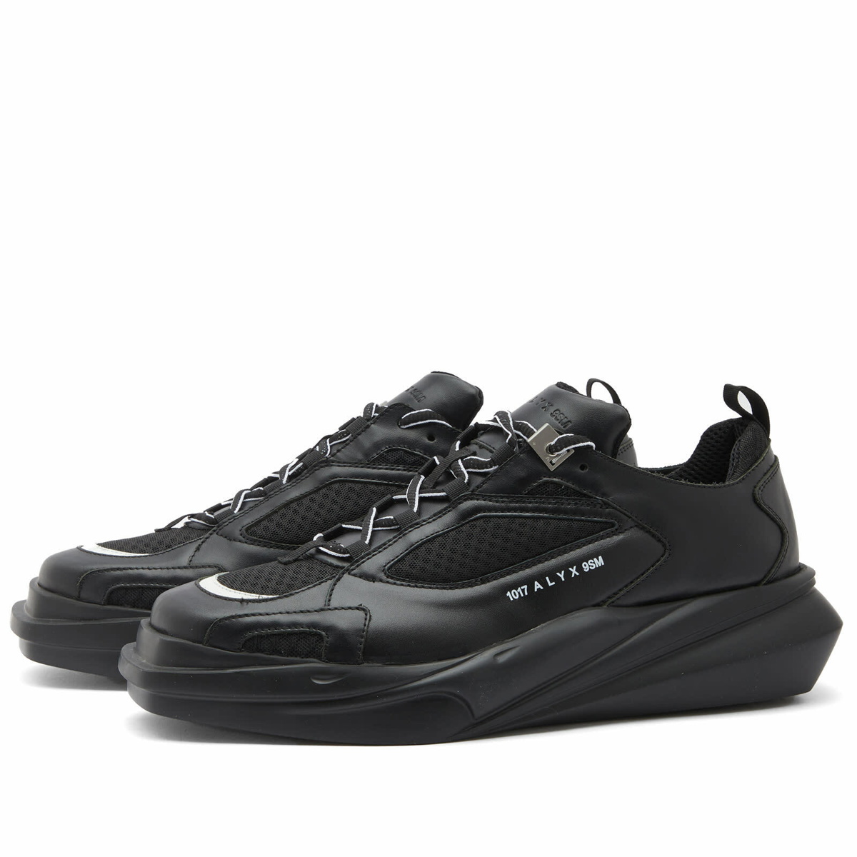 1017 ALYX 9SM Men's Mono Hiking Sneakers in Black/White 1017 ALYX 9SM