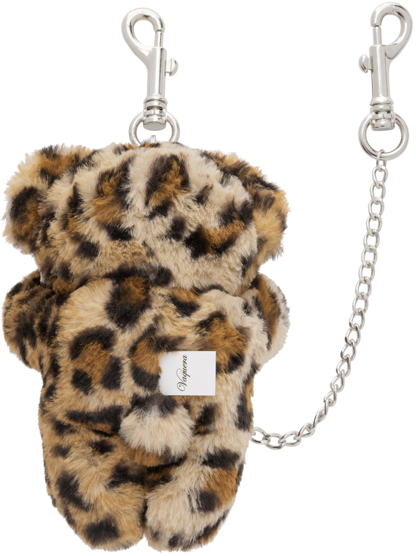 Vaquera Brown & Tan Teddy Bear Keychain Vaquera