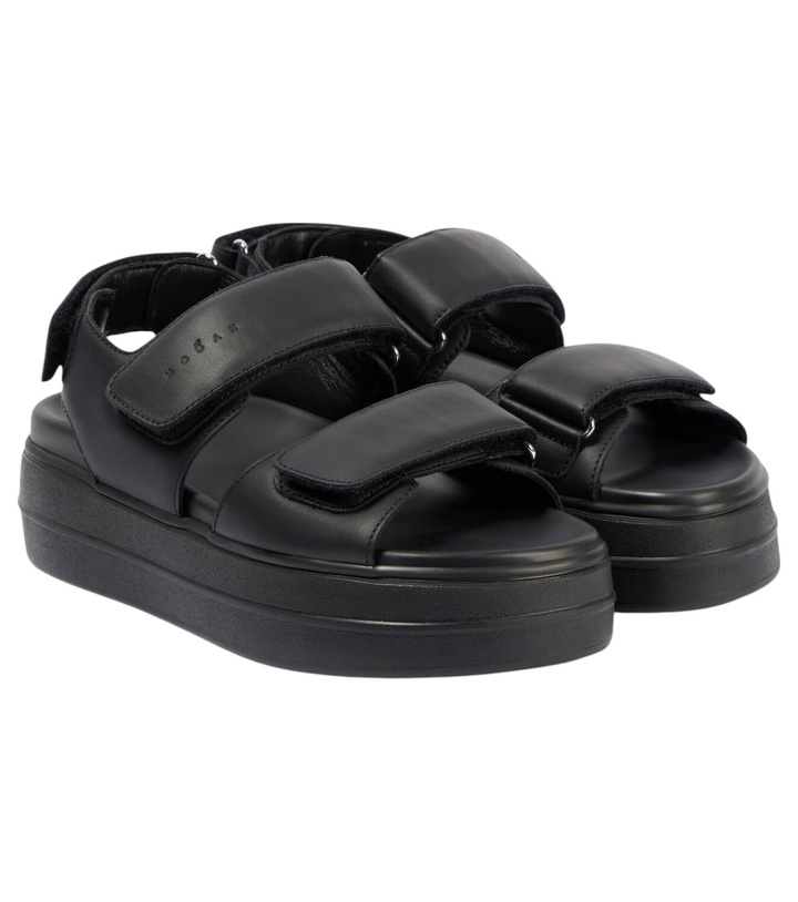 Photo: Hogan H680 leather sandals