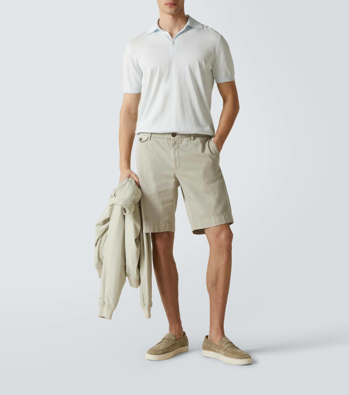 Incotex Cotton slim Bermuda shorts