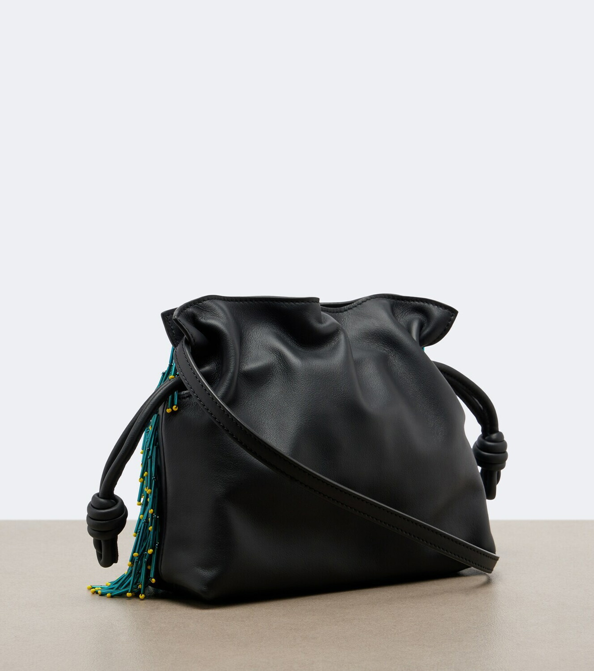 Loewe Flamenco Mimosa Mini leather clutch