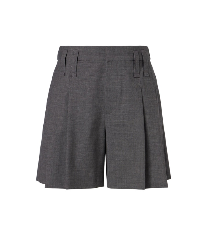 Photo: Brunello Cucinelli Wool-blend shorts