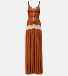 Christopher Esber Cutout lace-trimmed gown