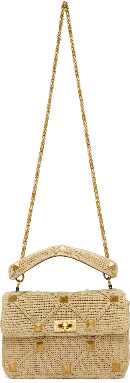 VALENTINO のポーチ♪★ ROMAN STUD ★【ラフィア】 VALENTINO のポーチ♪☆ ROMAN STUD ☆【ラフィア】 (VALENTINO
