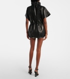 Magda Butrym Peplum leather jacket