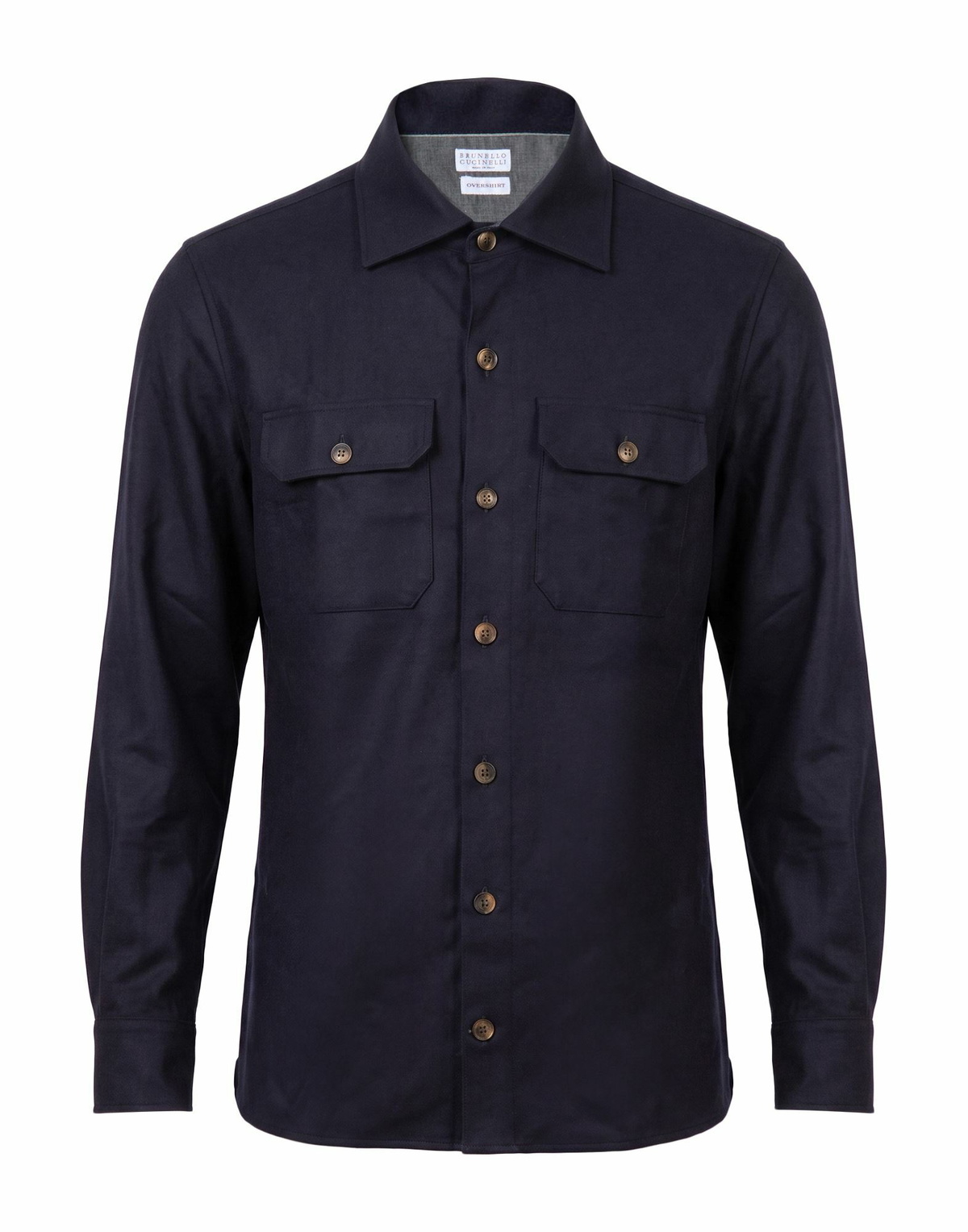 Brunello Cucinelli Mens Shirt in Navy