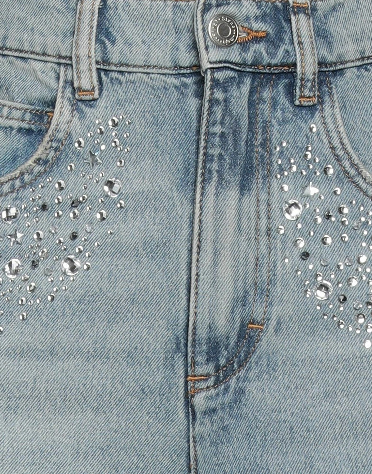 Maje Womens Denim shorts in Blue