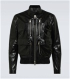 Tom Ford Vinyl leather biker jacket