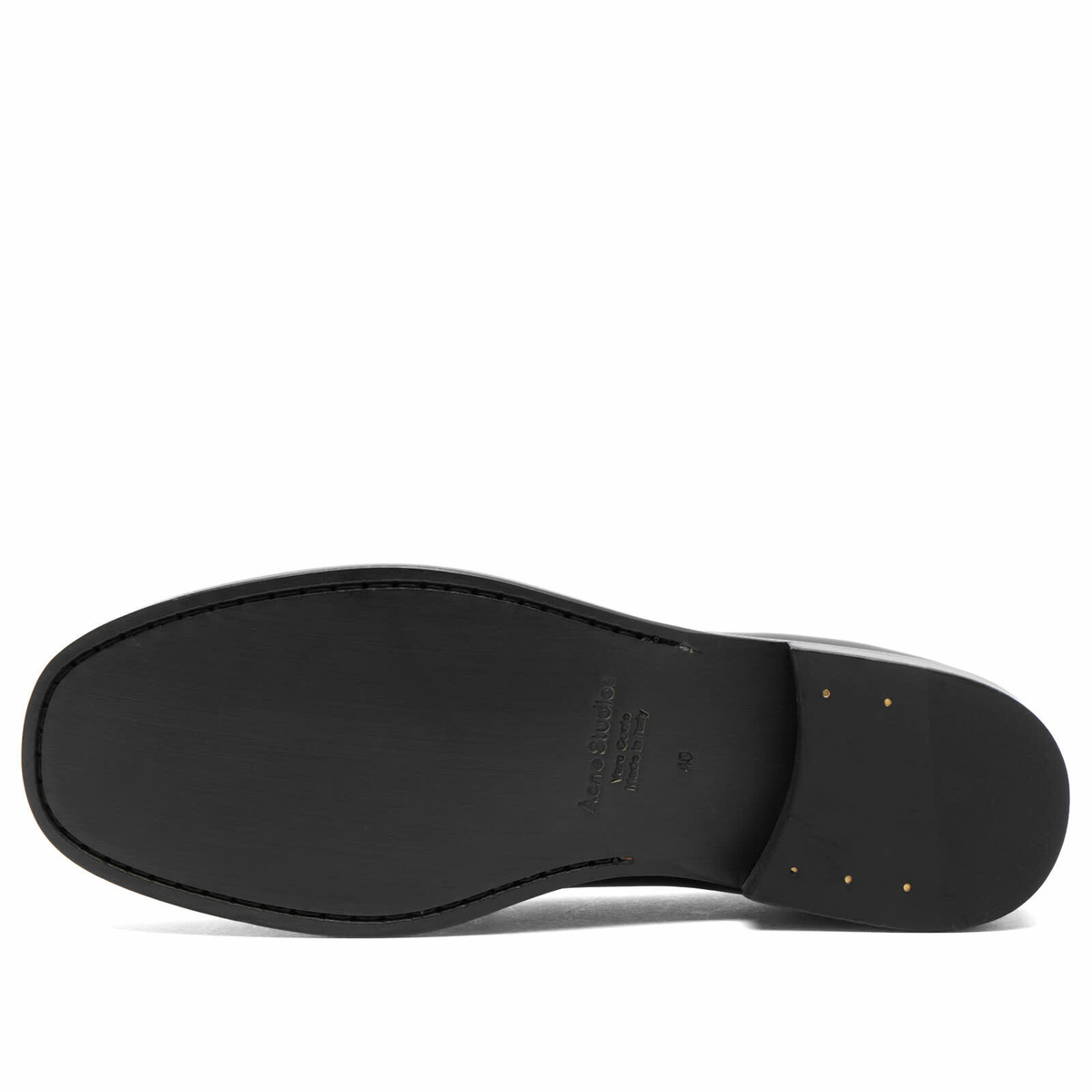 Acne Studios Women's Leather Loafers in Black
