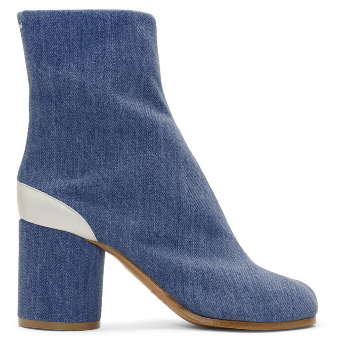 Maison margiela discount denim boots