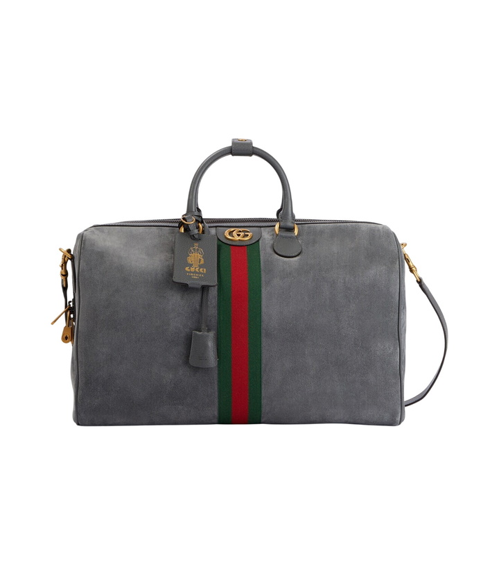 Photo: Gucci Gucci Savoy Medium suede duffel bag