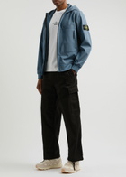 Stone Island Panelled Soft-shell Jacket Dark Blue