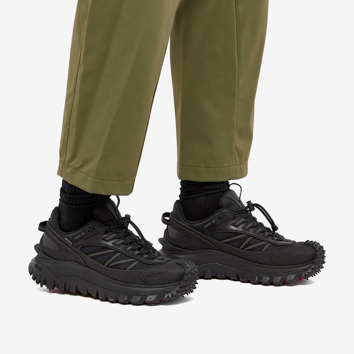 Moncler Women's Trailgrip Gtx Low Top Sneaker in Black Moncler Moncler Women's Trailgrip Gtx Low Top Sneaker in Black Moncler