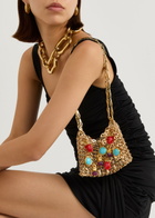 Rabanne Iconic 1969 Nano Embellished Disc Shoulder bag - Gold - One Size