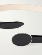 Déhanche - Flint 2.5 cm Leather Belt - Black