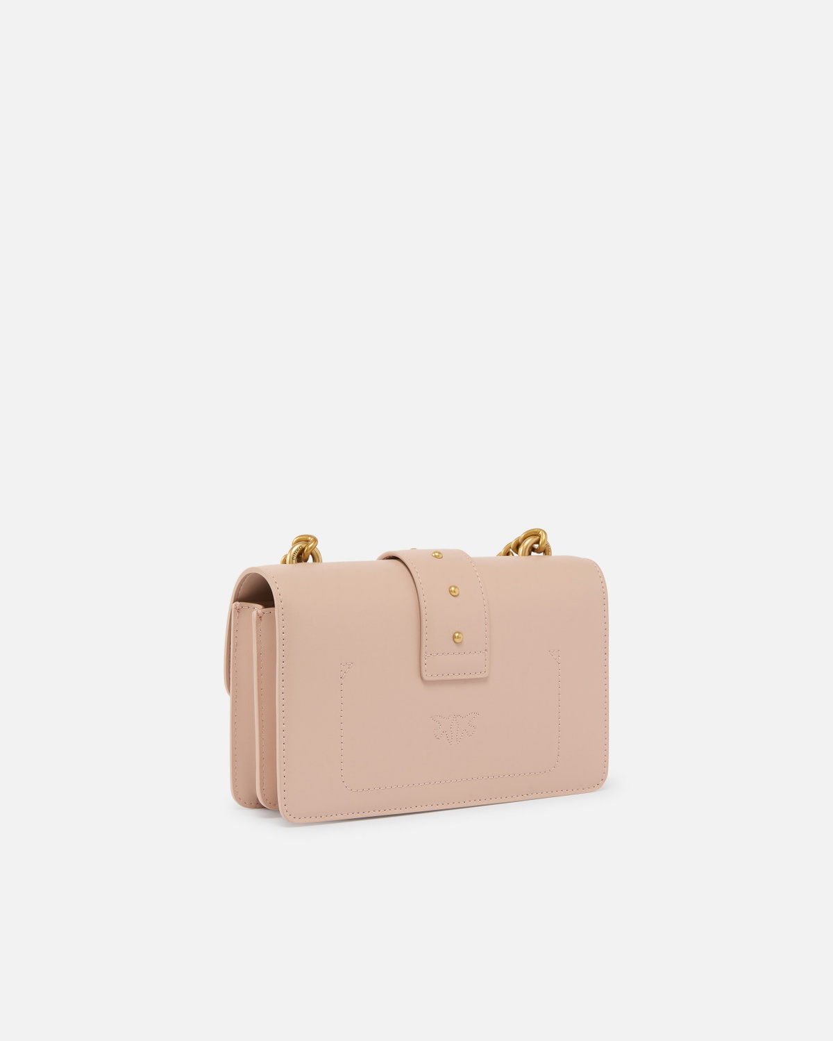 Pinko Mini Love Bag One Simply Pink/Dusty Pink Antique Gold Pinko