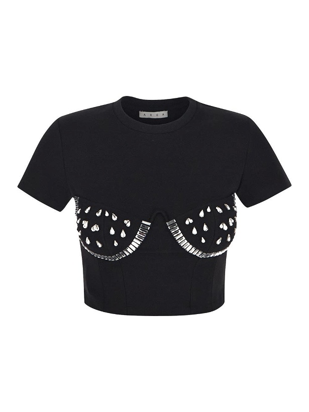 Photo: Area Crystal Bustier T Shirt