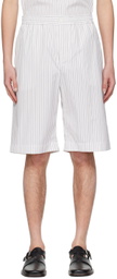 Mark Kenly Domino Tan Studio White Paco Shorts