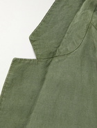 Officine Générale - Garment-Dyed TENCEL Lyocell-Blend Twill Blazer - Green