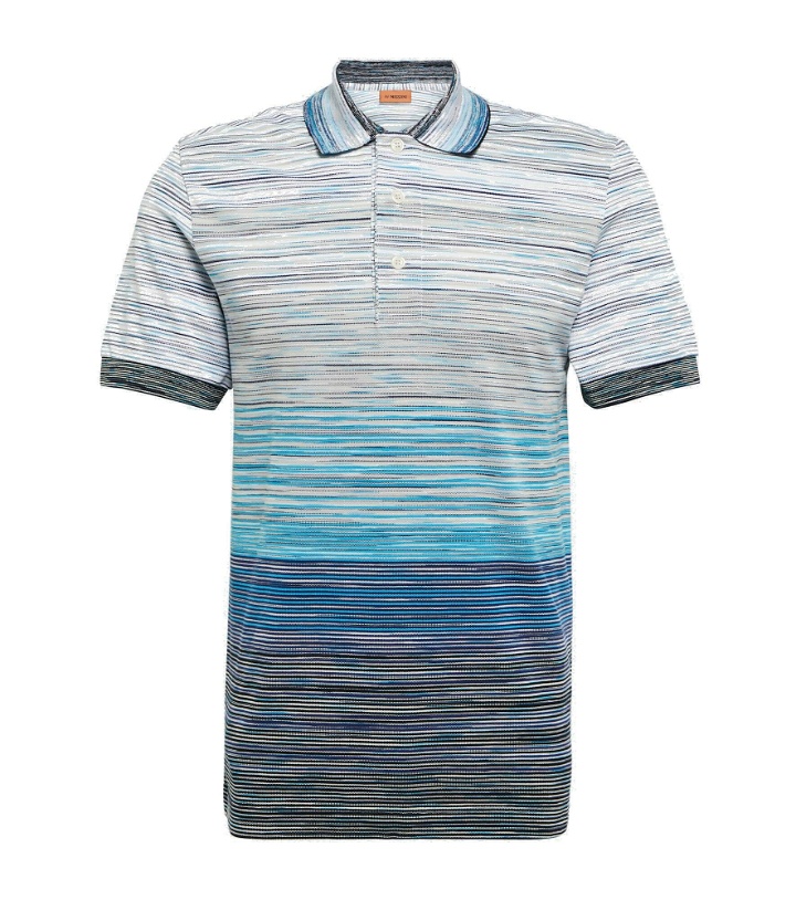Photo: Missoni - Space-dyed cotton jersey polo shirt
