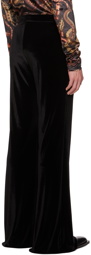 LU'U DAN Black 70's Bellbottom Trousers