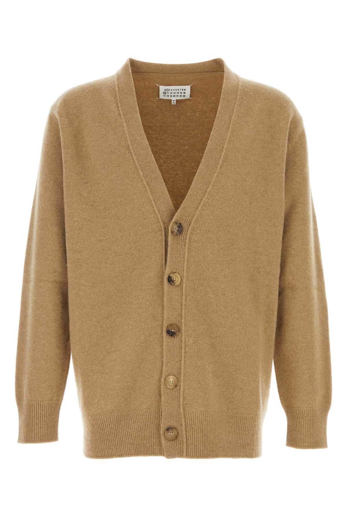 Maison Margiela Green Elbow Patch Sweater Maison Margiela