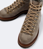 Brunello Cucinelli Suede lace-up boots