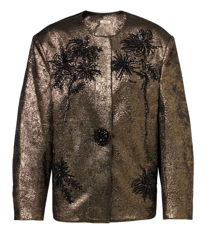 Photo: Jacques Wei Embellished brocade blazer