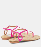 Aquazzura Almost Bare leather thong sandals