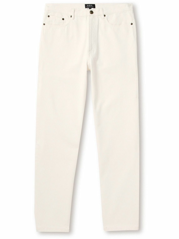 Photo: A.P.C. - Jean Martin Tapered Jeans - White