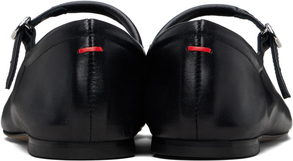 Aeyde Black Uma Mary-Jane Flats