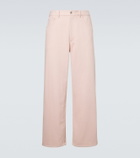 Auralee Silk denim wide-leg pants