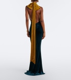 Retrofête Goleta velvet gown