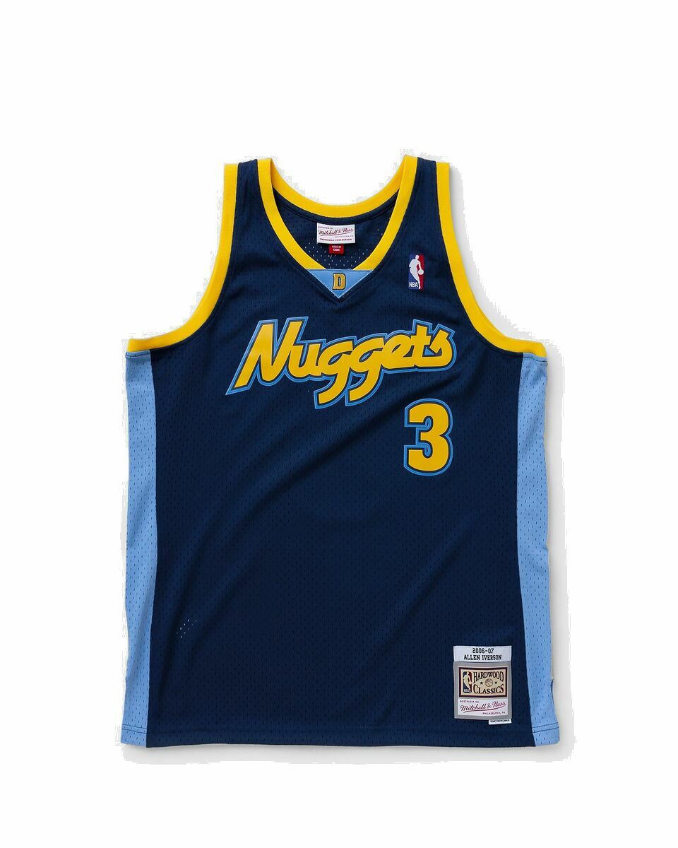 Photo: Mitchell & Ness Nba Swingman Jersey Denver Nuggets Alternate 2006 07 Allen Iverson #3 Blue - Mens - Jerseys