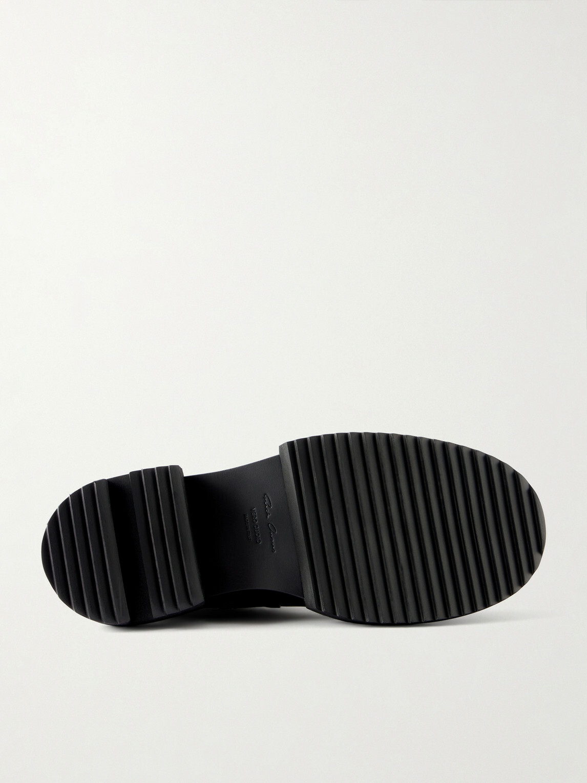 Rick Owens - Creeper Gabe Washed Leather Boots - Black